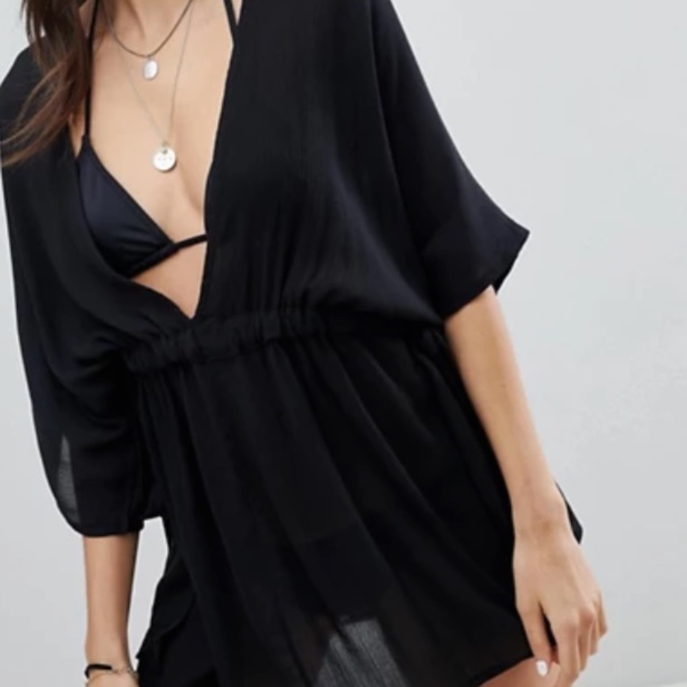 ASOS DESIGN channel waist beach cover up US 6